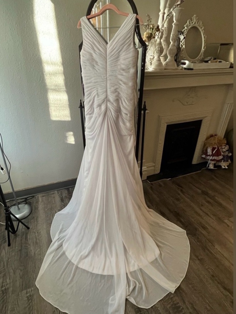 White Pleated Dress